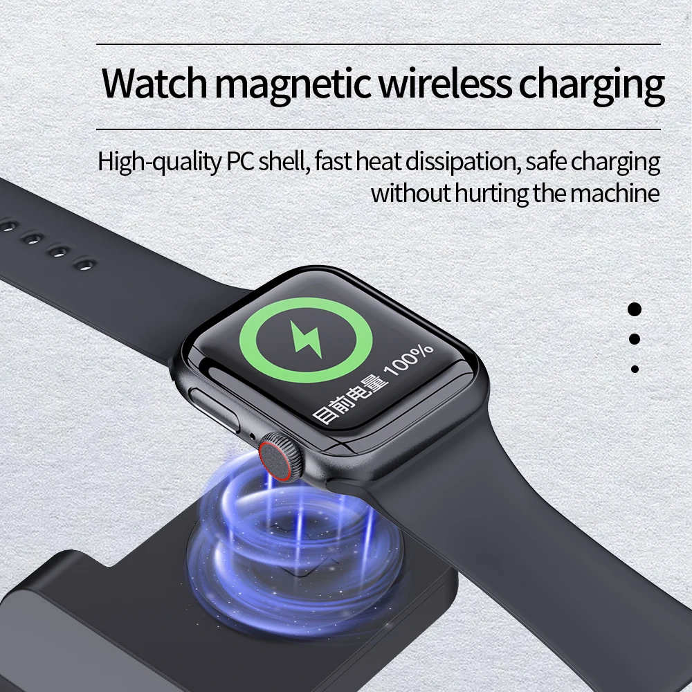 3 in 1 Wireless Charger Fast Charging Station for iPhone 14 Plus 13 12 Pro Max 11 XS Max XR 8 iWatch 7 6 SE 6 5 4 AirPods Pro 2