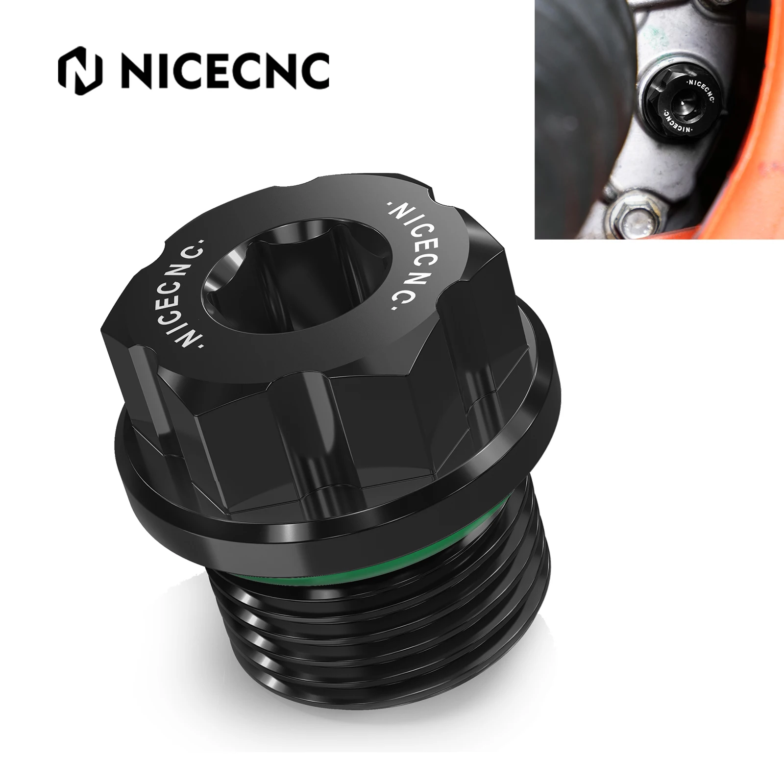 Utv M18X1.5 Spina Di Riempimento Dell'Olio Magnetico Differenziale Anteriore Con O-Ring Per Can Am Maverick X3 Commander Defender Outlander Ryker