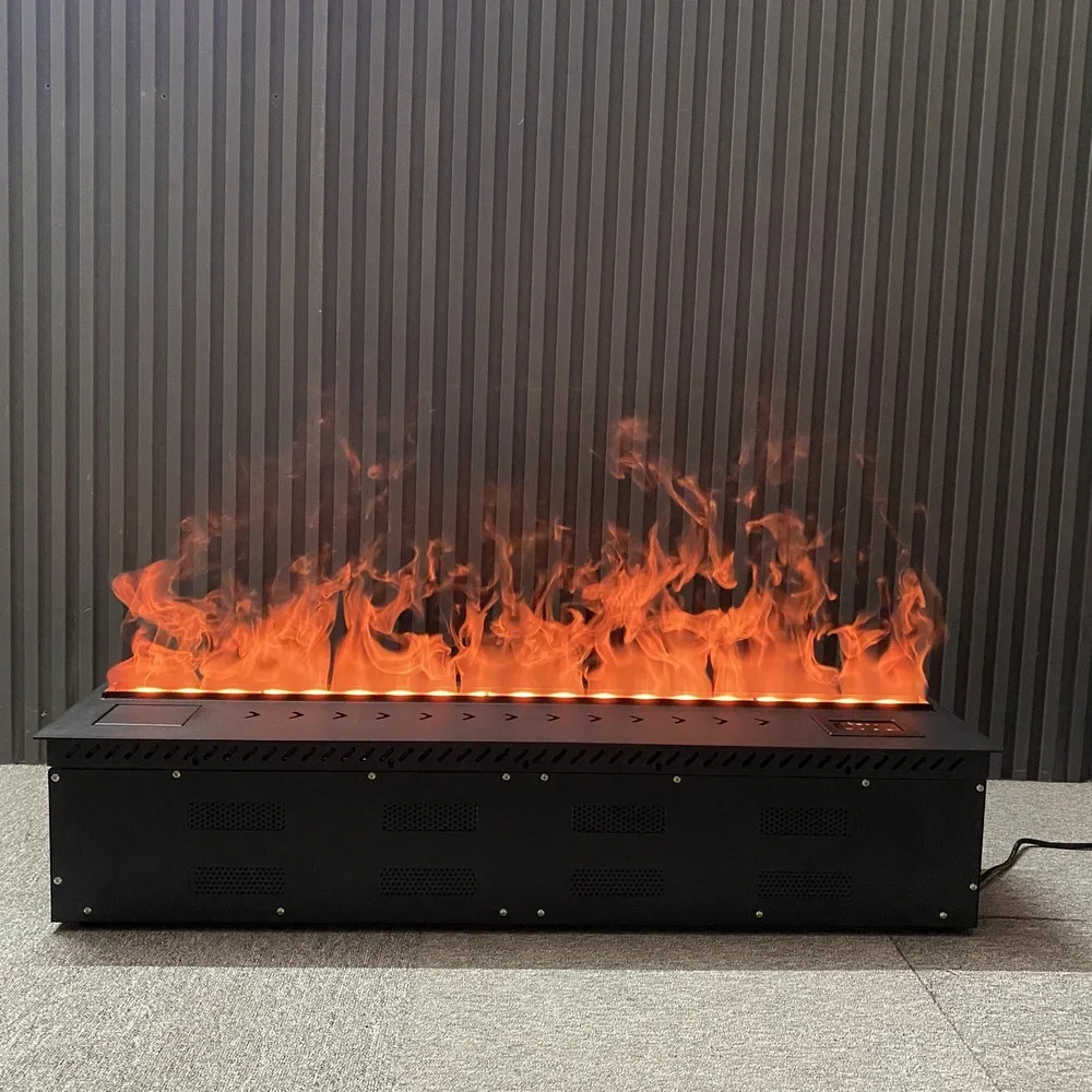 800mm APP colors adjustment home indoor decoration multi colors changing artificial simulated flame water vapor steam fireplace