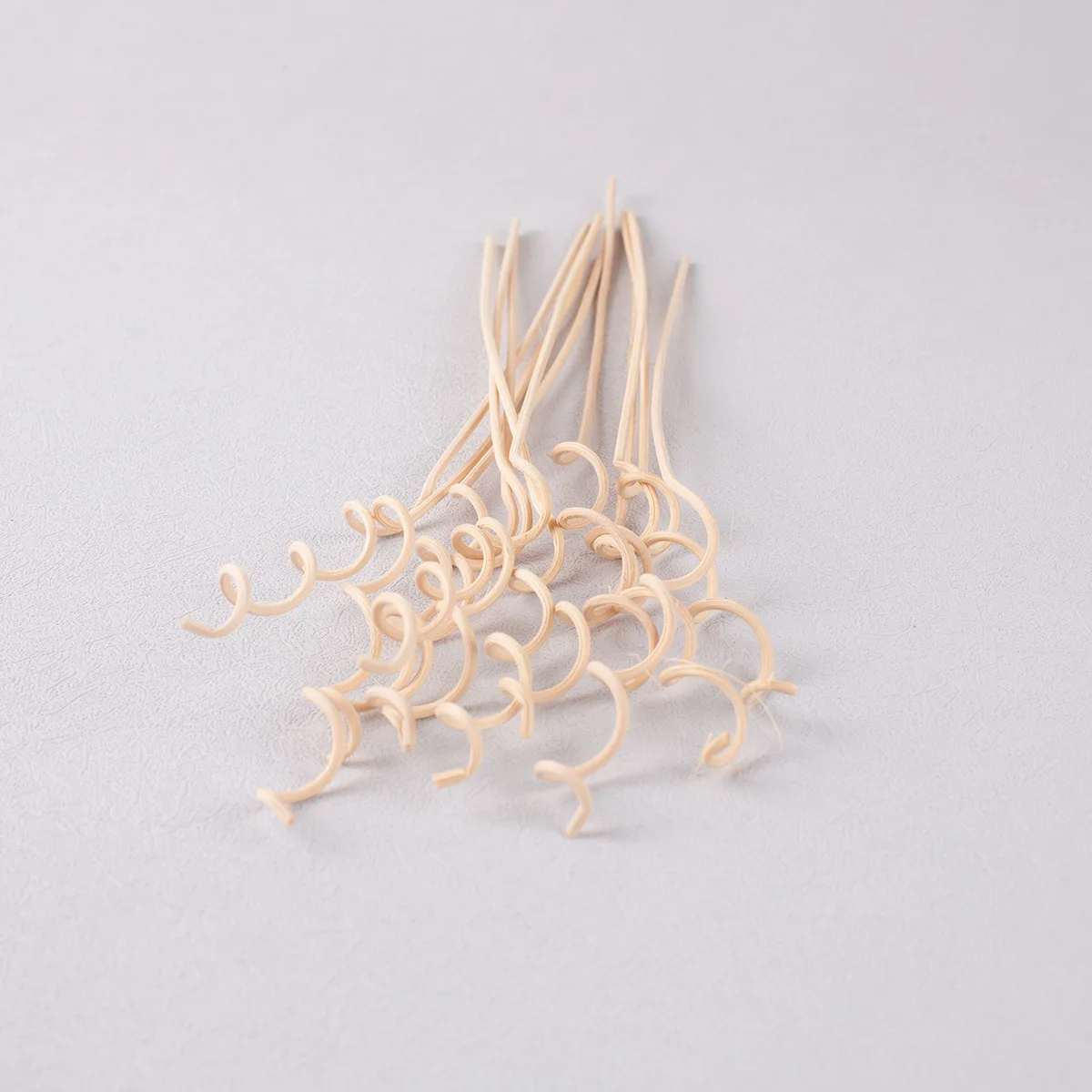 10pcs Long Wavy Diffuser Stick Reed Fragrance Home Fragrance Air Freshener Rattan Natural Color 22cm Replacement Refill Sticks
