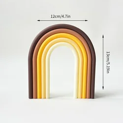 Colorful Rainbow Cake Toppers for Weddings, Baby Showers, and Birthday Parties (Small Rainbow A 2)