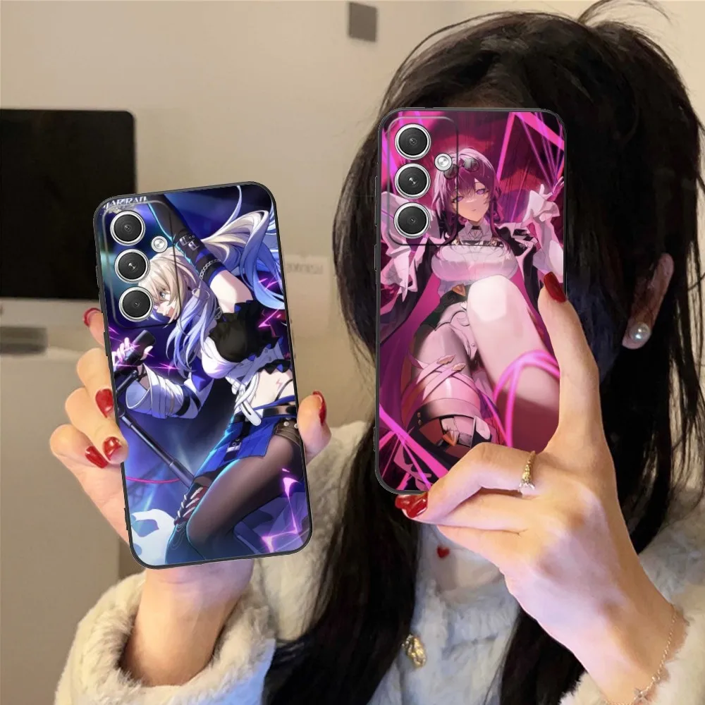 Honkai Star Rail Mobile Cell Phone Case For Samsung Galaxy S24 S23 S22 S21 S20 S10 S9 Plus Fe Ultra Lite Black Cover Funda