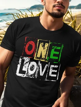 Men's short sleeved printed cotton T-shirt, round neck, comfortable and breathable, summer casual short sleeved top 1