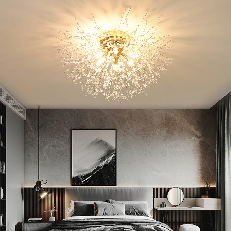 Nordic Modern Led Chandelier Living Bedroom Dining Room Firefly Pendant ...
