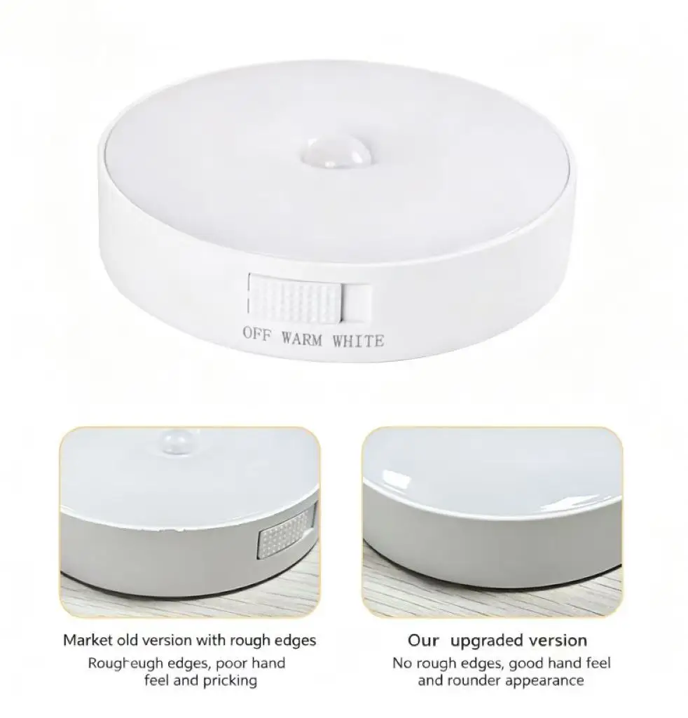 Smart Rechargeable Dual-Color Night Light with USB Sensor