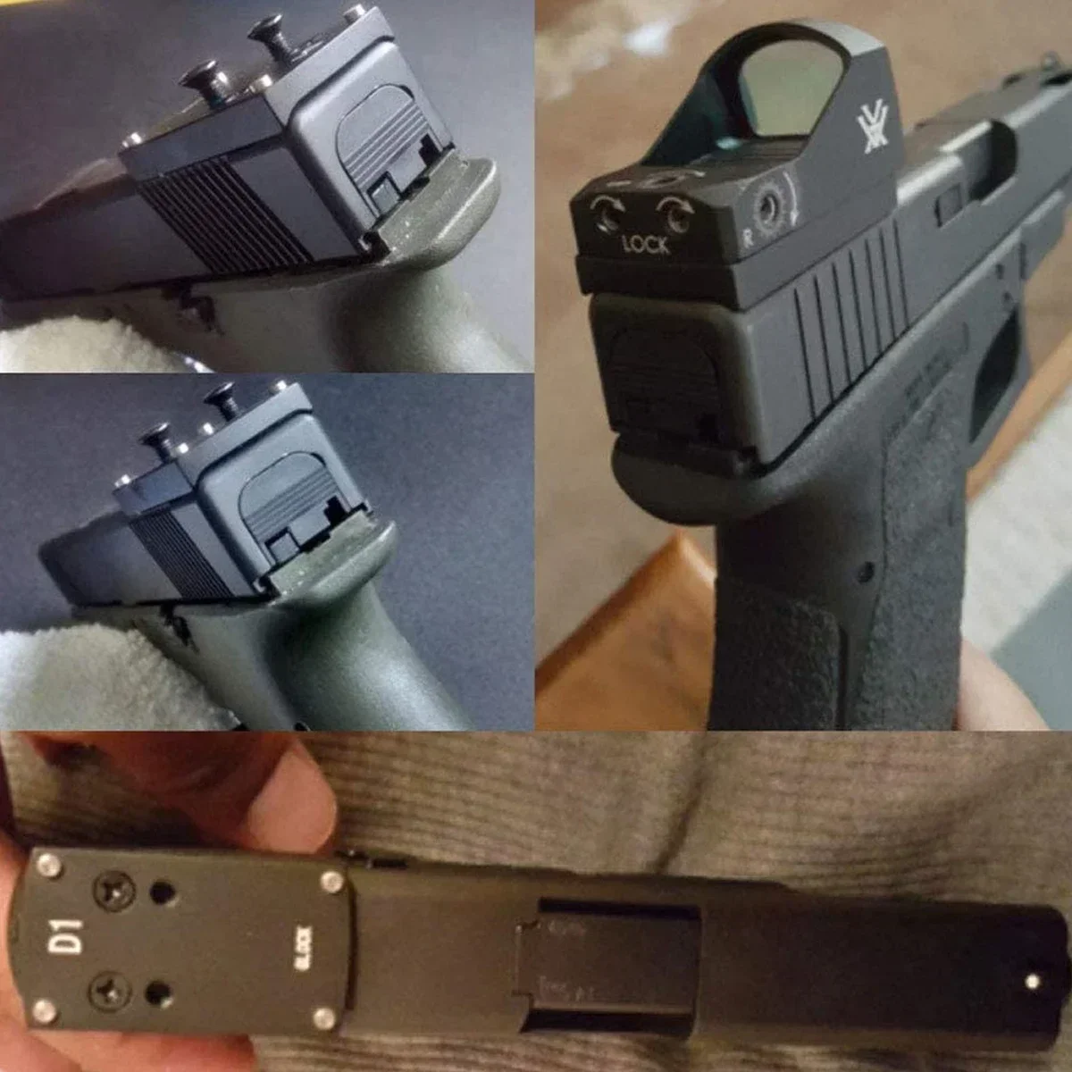 Red Dot Scope Mount Adapter Base Pistol Optics Sight Plate For Berett S&W M&P HK USP G locK 1911 P226 Springfield XD rifle scope mount,scope mount adapter,rail adapter,threaded adapter