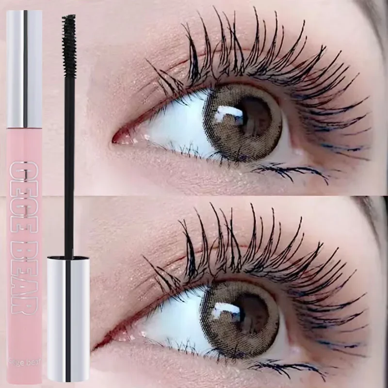 

Ultra-fine Brush Head Mascara Last Matte Quick Dry Curl Thick Lengthening Eyelash Mascara Waterproof Natural Lash Female Makeup