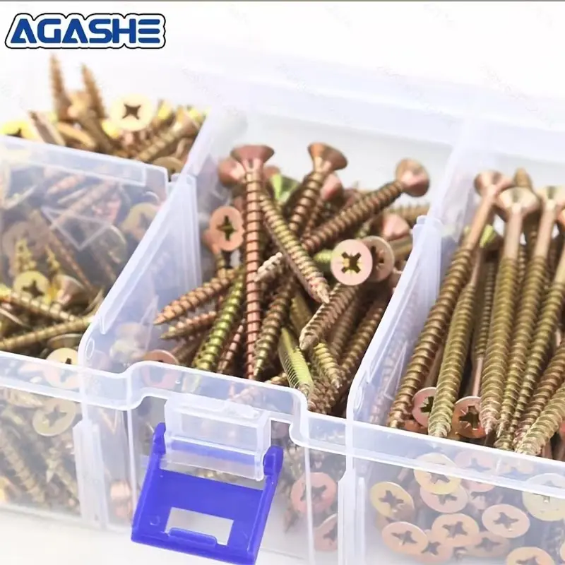 100 ชิ้น/200 ชิ้นชุดสกรูแตะตัวเอง, m5 × 30 40 60 80 มิลลิเมตรแบนหัวสกรูข้ามเหมาะสําหรับไม้/ไม้ตกแต่งบ้าน 1