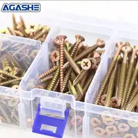 100 ชิ้น/200 ชิ้นชุดสกรูแตะตัวเอง, m5 × 30 40 60 80 มิลลิเมตรแบนหัวสกรูข้ามเหมาะสําหรับไม้/ไม้ตกแต่งบ้าน 1