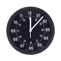 LED Indoor Outdoor Wall Clock Remote Control Luminous Wall Clock Night Lighting 12/24 Hour Display 7 Colors Backlight - Image 3