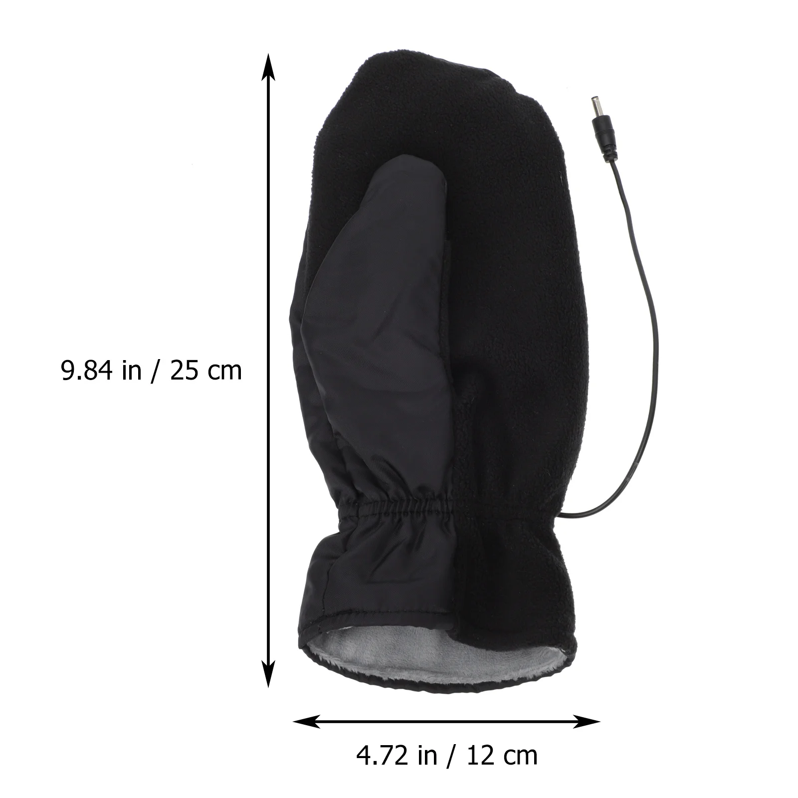 Outdoor Winter Heated Mittens Warm Electric Heated Cycling Skiing Gloves Thermal Motorcycle Glove Windproof Rechargeable USB 2