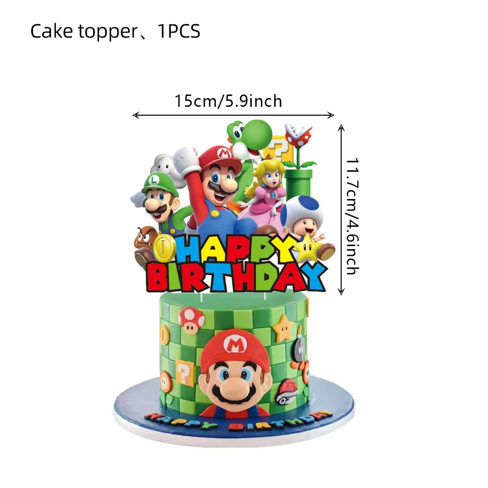 Super Marioed Party Favor Birthday Party Supplies Game Mario Bros Theme Keychain Toy Halloween Pinata Fillers Christmas