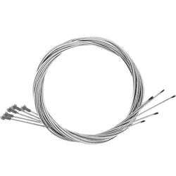5 - Pack Stainless Steel Bicycle Brake and Gear Shift Cables - 2M Length for Mountain and Road Bikes (5pc Road Brake Cable)