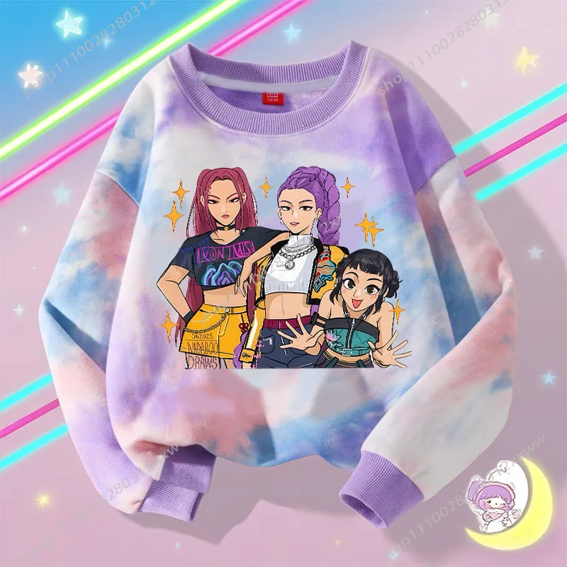 Sweat-shirt à capuche Rumi Mira pour enfants, mignon, pour Kpop Demon Hunter, pull de sport décontracté, vêtements d'automne et d'hiver, cadeau