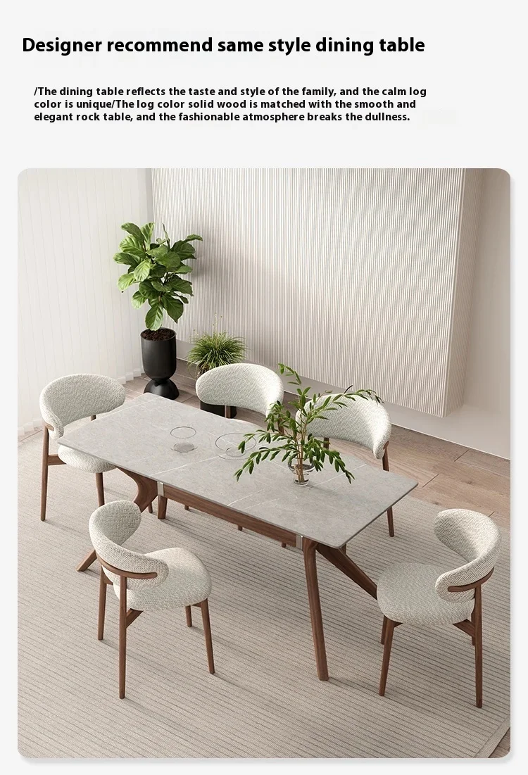 Nordic Mobile Dining Room Sets Armchair Foldable Design Chair Dining Table Set Modern Tavolo E Sedie Pranzo Home Furniture DW