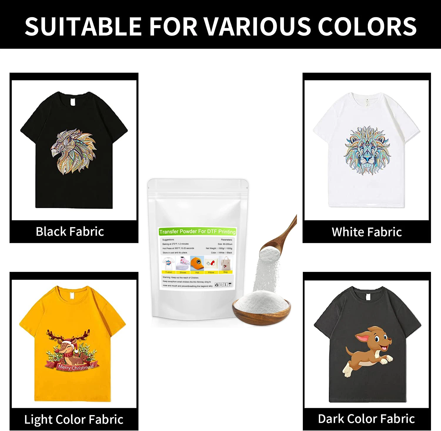 DTF Powder DTF Printer Hot Melt Powder for Transfer Film Printer Poliamida for Direct Transfer Film