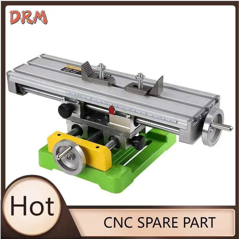 

Mini Precision Multifunction Worktable BG6350 Bench Vise Fixture Drill Milling Machine X and Y-axis Adjustment Coordinate Table