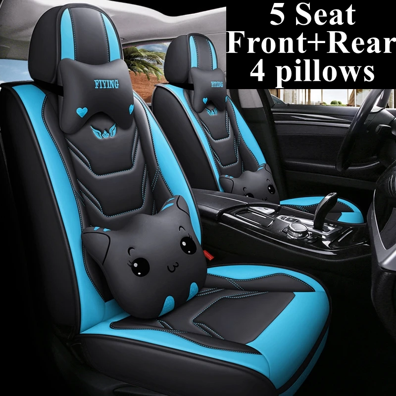 

Front+Rear Complete Set Car Seat Covers for Subaru Forester Impreza Legacy XV Levorg Outback Tribeca Wrx Automobiles Seat Covers