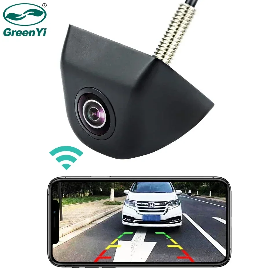 Cámara de respaldo WiFi para auto, GreenYi 5G 720P HD con vista frontal y trasera para iPhone Cámara de respaldo WiFi para auto, GreenYi 5G 720P HD con vista frontal y trasera para iPhone