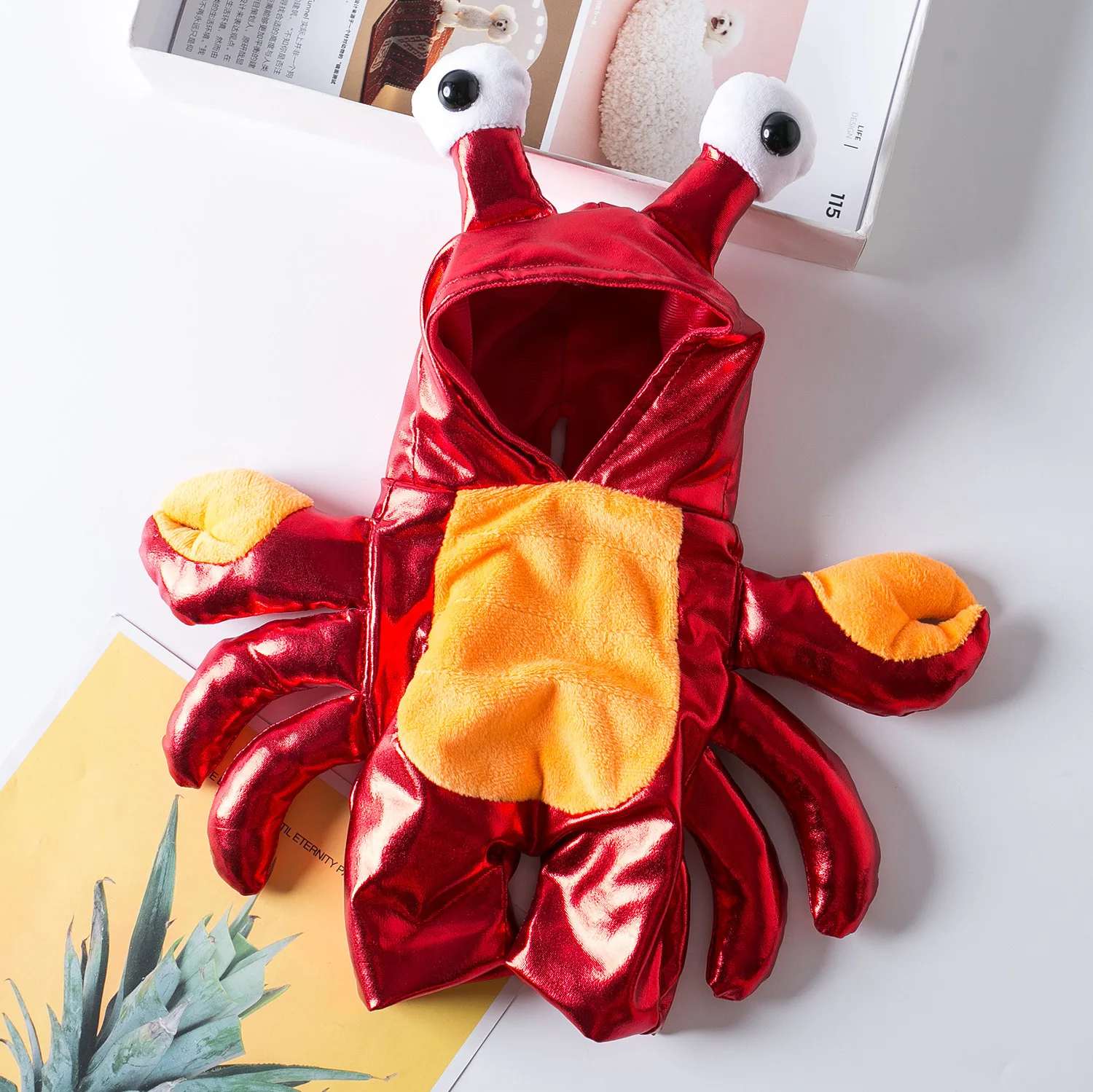 Déguisement Crabe Chic : Le Hit de l'Été pour Votre Petit Toutou - 2025 - Vêtement et accessoires pour chiens - Doglovedesign