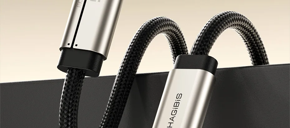 Hagibis Thunderbolt 5 USB-C Cable 120Gbps 240W 16K