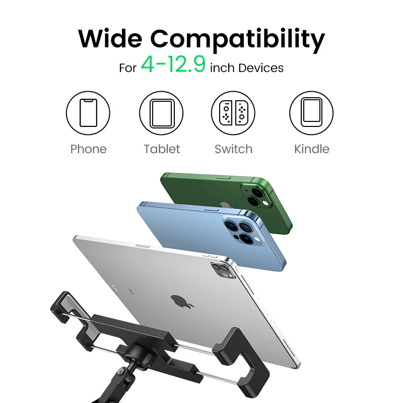 Ugreen Tablet Suporte do Telefone Braço Longo Alumínio Ajustável Tablet Titular para Ipad Pro Mini ar Xiaomi Tablet Suporte para Portátil - Imagem 6