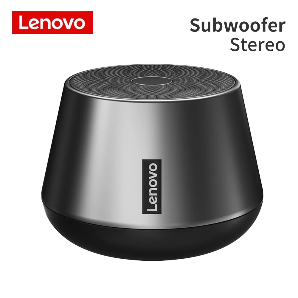  Lenovo K3 Pro Bluetooth Speakers Outdoor Portable Wireless Loudspeaker Music Player With Microphone HiFi Stereo Sound Subwoofer 