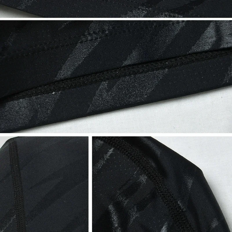 Mens High Grade Fabric Cloth Swimming Cap Durable Lightning Pattern Swim Caps for Men Swimming Accessories Bathing Hats 6