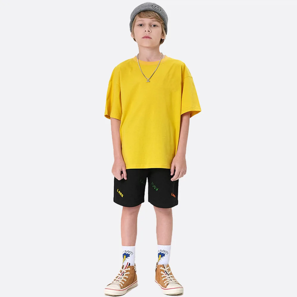 T Shirt Cotton T Shirt Kids T Shirt 12 Colors Unisex Summer Short Sleeve For Baby Kids 1-14Years