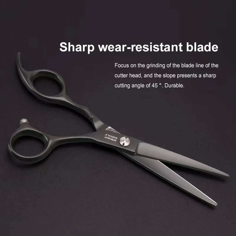 Professional 8.0 Inch Hairdressing Scissors Stainless Steel Barbershop Hair Cutting Thinning Salon Hairdresser Flat Shears Tools
