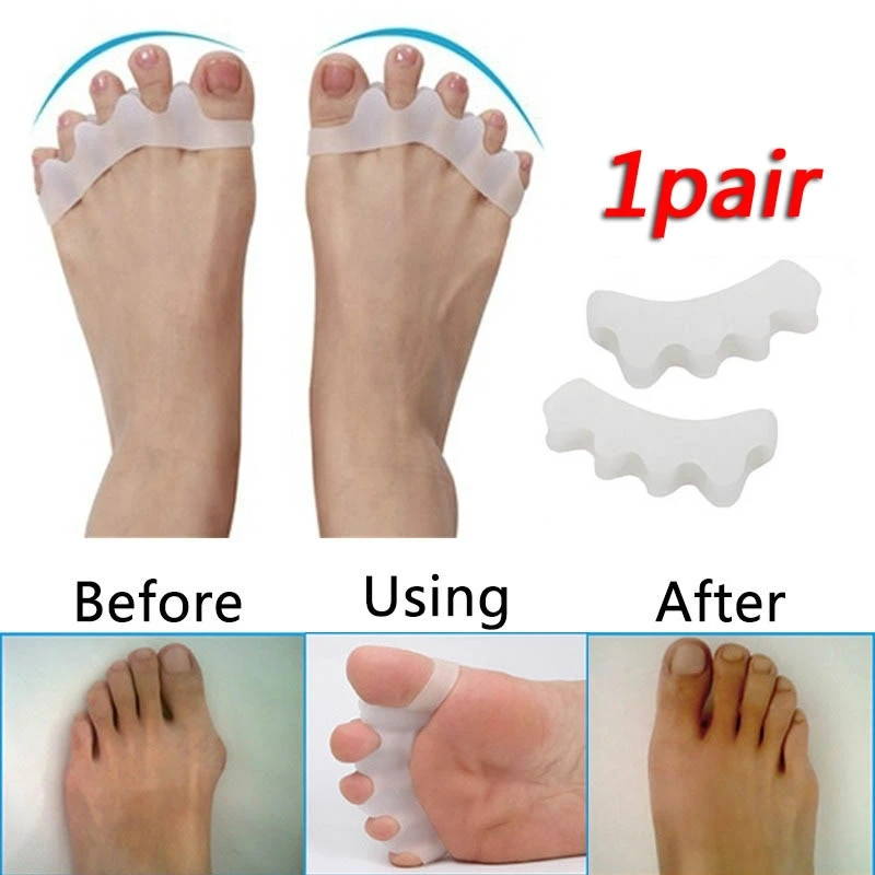 

Silicone 1 Pair toe Separators