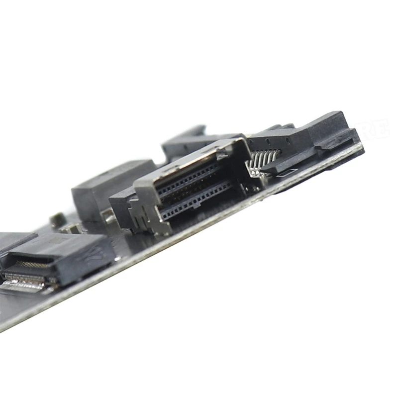 DN59 Add On Card NGFF M.2 Adapter M2 SATA3 Raiser M.2 to SATA Adapter NVMe SSD to SFF-8654 Expansion Card 30/42/60/80mm