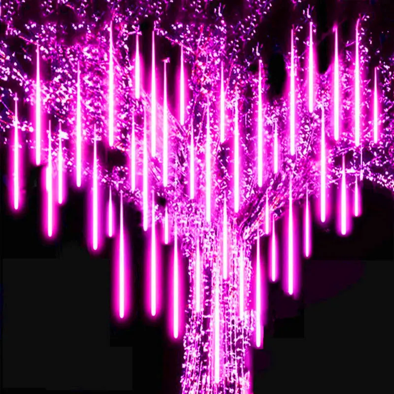 Outdoor LED Meteor Shower Lights Led Street Garland Fairy String Light Waterproof for Christmas Party Garden Holiday Decorations