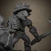 Sparksoot Goblin - D Miniatures Unpainted Miniatures for Tabletop and Role Playing Games Room Decoration 4