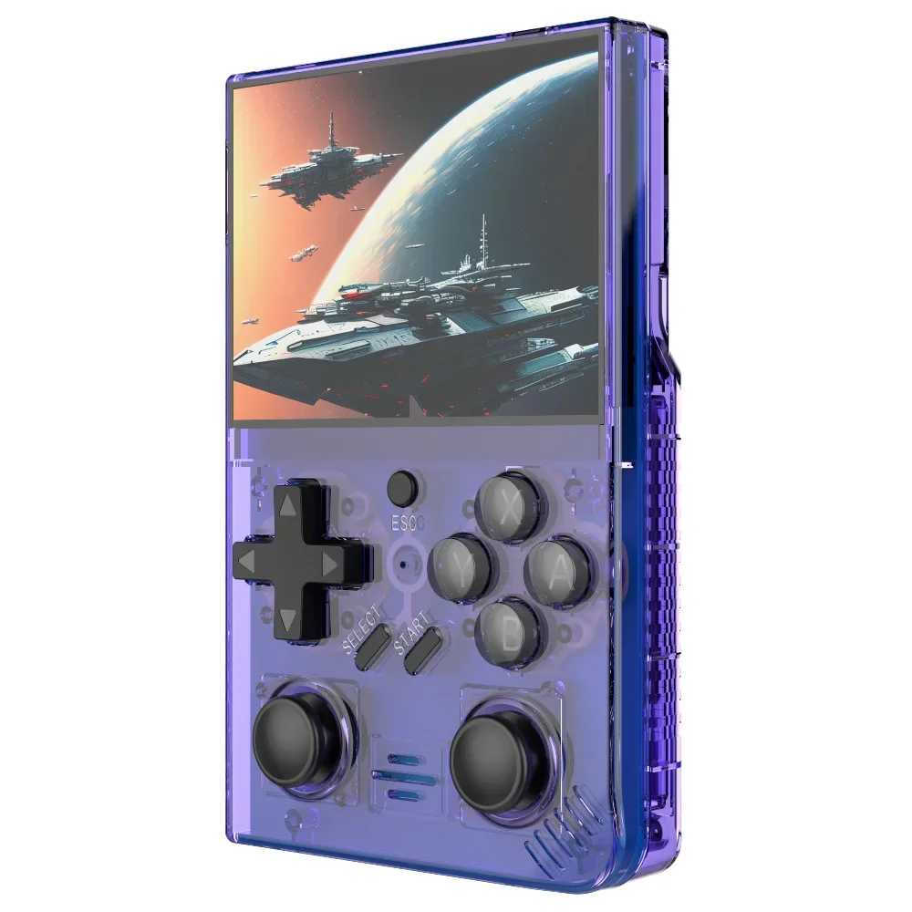 R35PlUS Retro Handheld 3.5 Inch Game Console Linux System Double Joystick Portable Pocket Video Player_voghion.com