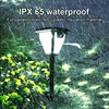 5000K Solar Pathway Garden Decor Lights Outdoor With Motion Sensor IP65 Waterproof Solar Lamp Patio Yard Lawn Sunlight Wall Lamp 6