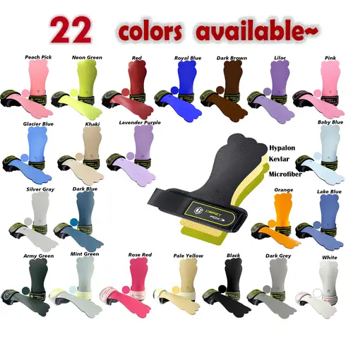 Crazy Fox  Hand Grips Colorful Magnesium Free Calleras Durable Anti-Slip for Weightlifting Pull Up Cross Training Gymnas - Image 3
