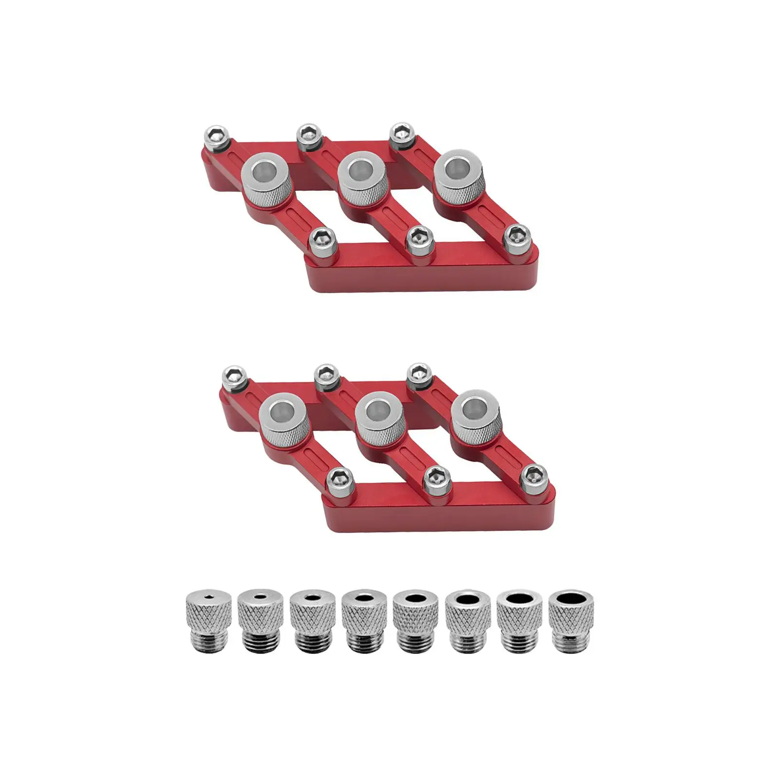 

Woodworking Dowel Hole Drilling Guide Convenient 3 in 1 Woodworking Dowel Drill Guide kits for Woodworking Craft Construction