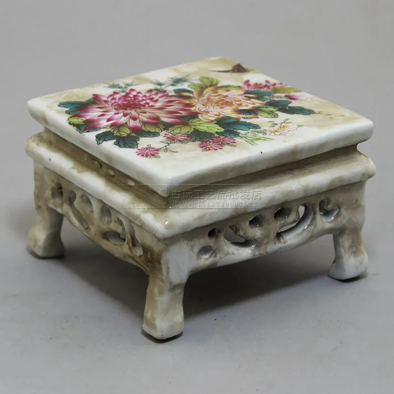 

Винтажная Античная фарфоровая фабрика в наличии, оптовая продажа, украшение для стола с хризантемой, узор, более Случайная Доставка