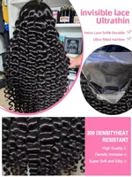 Perruque Lace Frontal Wig brésilienne naturelle, cheveux Loose Wave, 13x6, 30 40 pouces, Deep Wave, 13x4 HD, perruque Lace Frontal Wig bouclée pour femmes 4