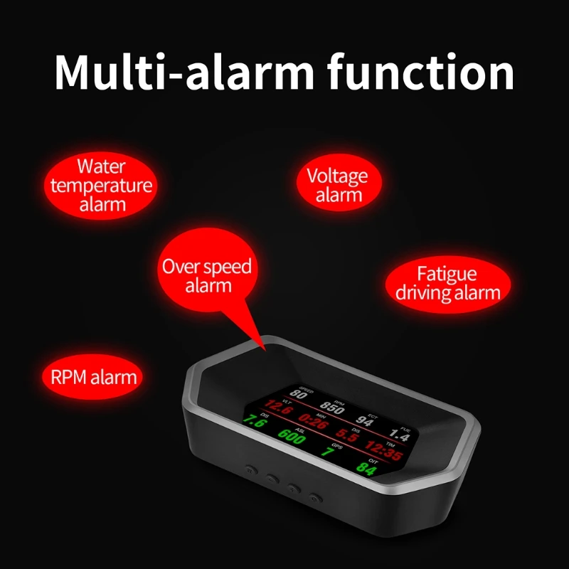     LCD ÷ OBD GPS ڵ HUD  