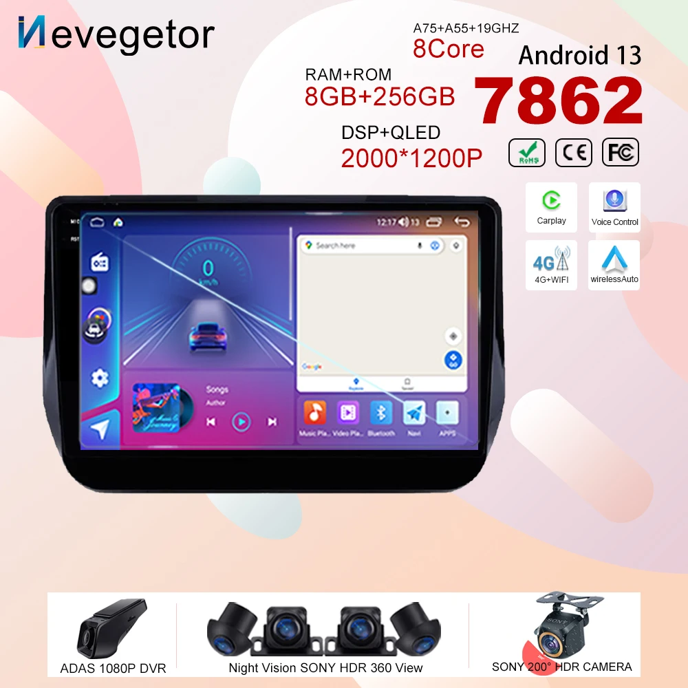

Android 13 For Hyundai H1 Grand Starex 2017 2018 Car 5G wifiDvd Radio Stereo Multimedia Player GPS Navigation Wireless Carplay