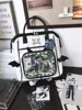 Transparent Ita School Bag Large Capacity Mochilas Mujer Daily Using Mochila All-match Student Backpack Original Women Bags 4