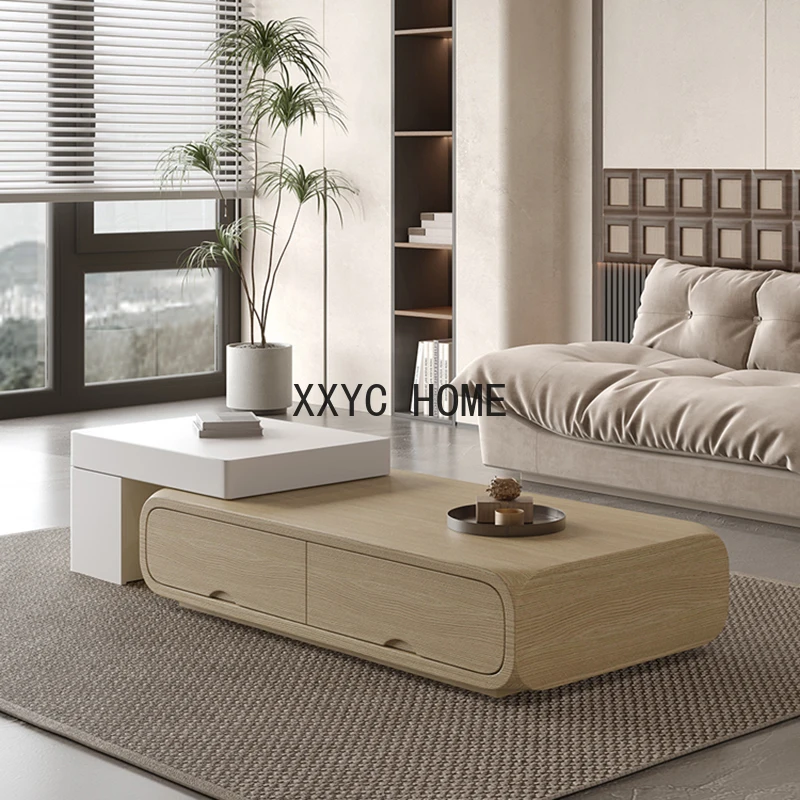 

Center Console Coffee Tables Dressing Tea Wood Sedentary Coffee Table Living Room Makeup Tavolino Da Salotto Home Furniture