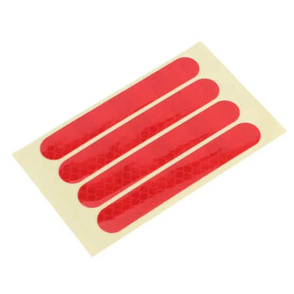 

Warn Strip Reflective Stickers Electric Scooter For Max G30 PVC Waterproof Stickers Yellow/Red 1set High Quality