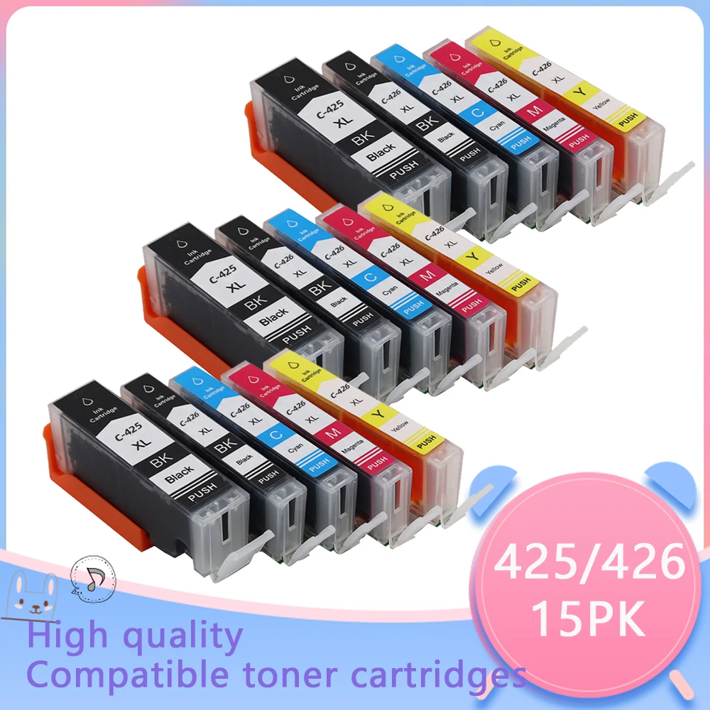 

PGI-425 Cli-426 Compatible ink Cartridge For Canon PGI425 CLI426 PIXMA IP4840 IP4940 IX6540 MG5140 MG5240 MG5340 MX714 Printer