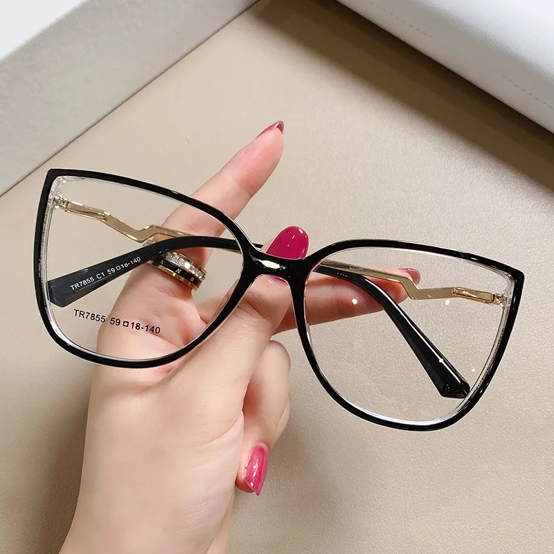 New Fashion Elegant Eyeglasses For Nearsightedness Women Cat Eye