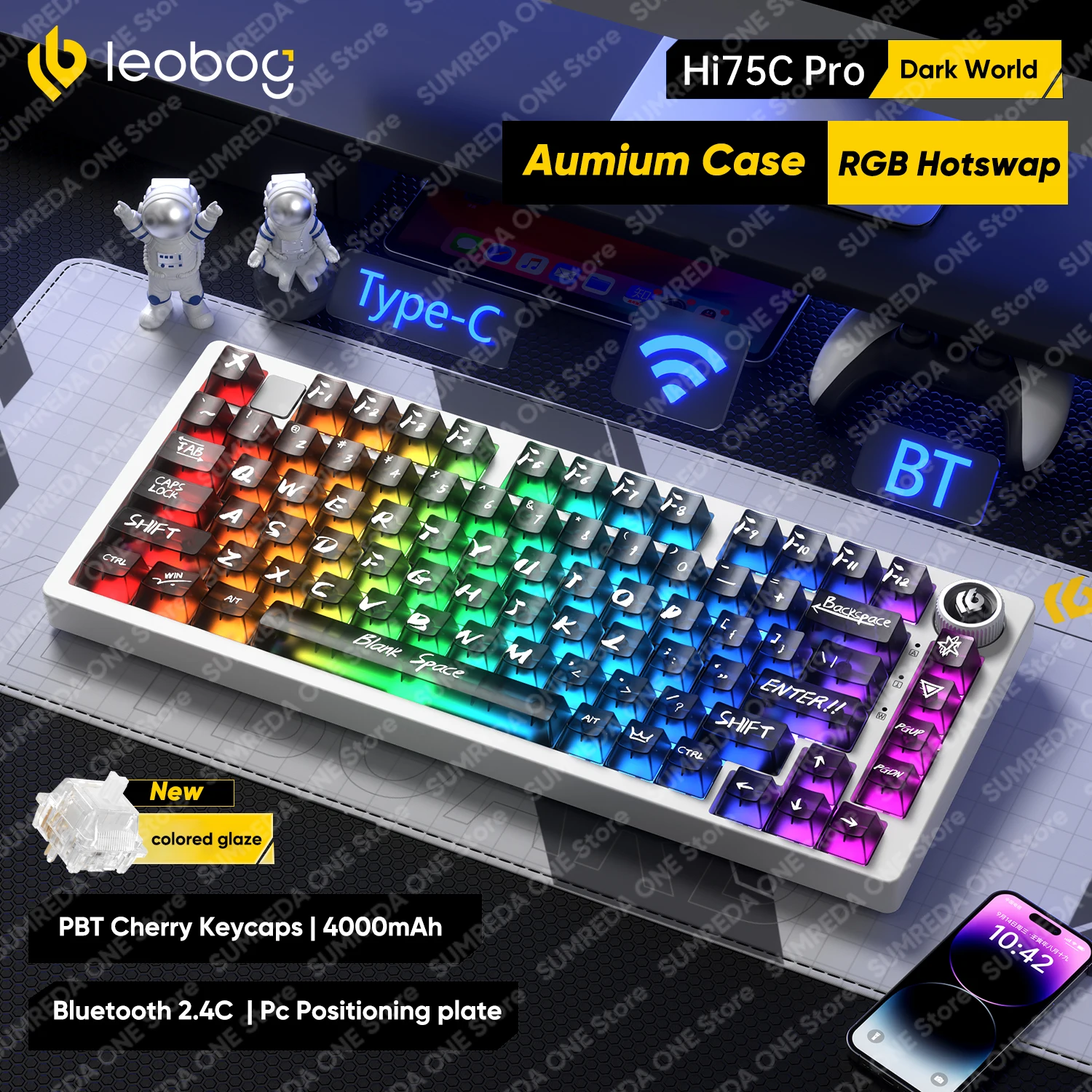 Hi75C PRO RGBキーボード 本体 Hi75C PRO RGBキーボード 本体 Amazon.com: LEOBOG HI75C Pro Gaming