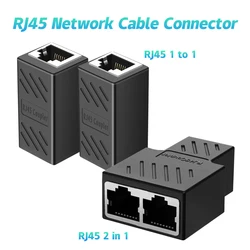 High-Speed RJ45 Ethernet Cable Extender Adapter - Female to Female Connector (RJ45 Kit)