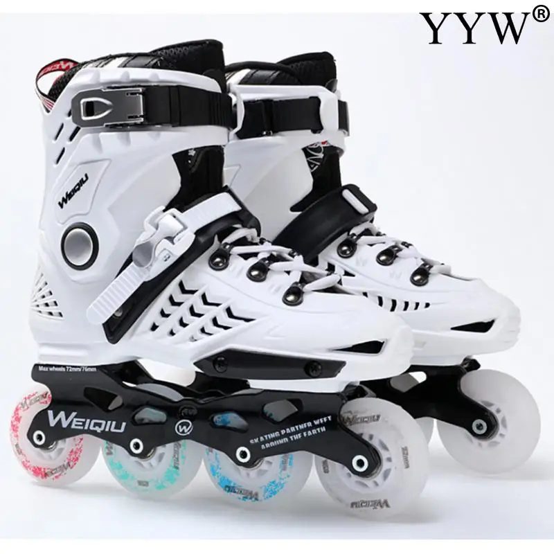 

Inline Roller Skate Shoes Flashing 4-Wheel Sneakers Quad Skates Youth Kid Beginner Men Women Outdoor Skating Sport Children Gift